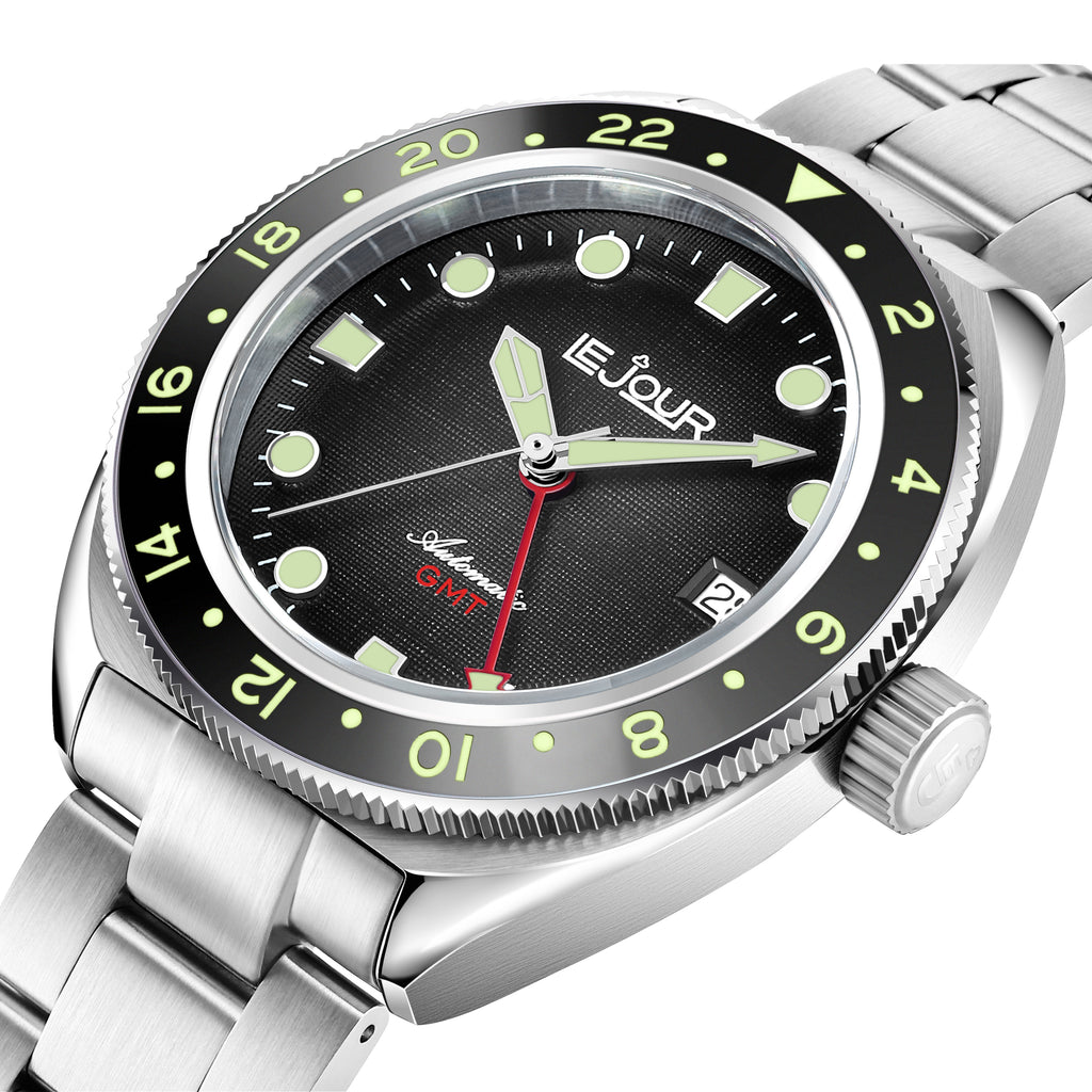 時計 Gmtlover Le Jour - Hammerhead GMT Dive Watch I Swiss Made I Automatic - Le