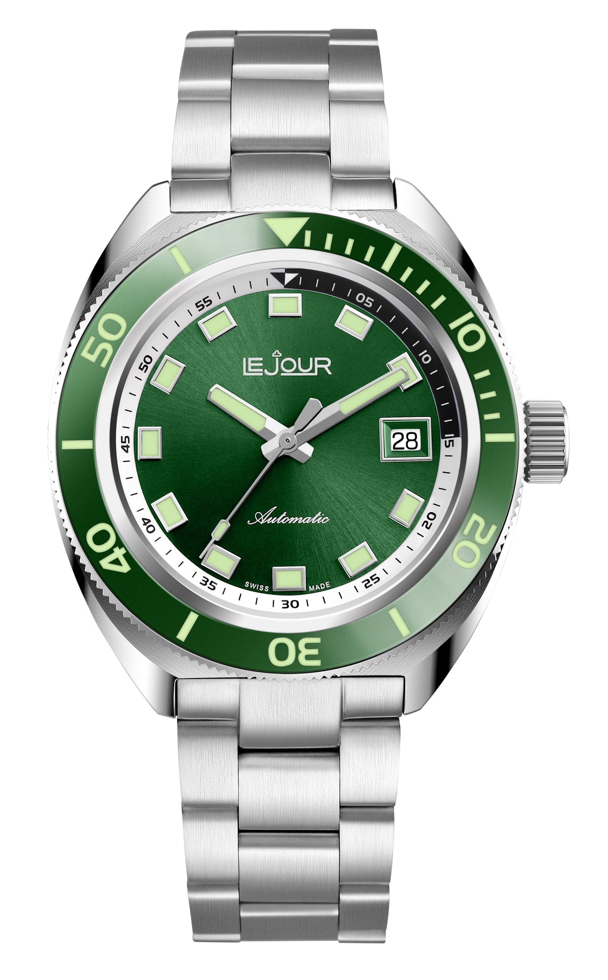 Le Jour Hammerhead Green Dial 
